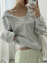 Orchid Waffle Hoodie