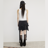 レイヤードTスカート