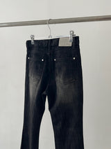 BLACK BOOTCUT DENIM PT