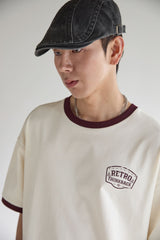 パターンラインリンガーTシャツ