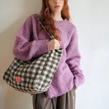 MOANA Check Big Shopper Bag