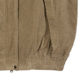 CORDUROY HIGH NECK BROWN JUMPER