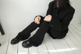Hush Wrap Skirt Pin Tuck Pants (2color)