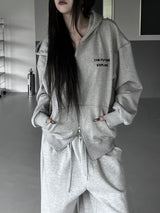 レタリング エクスプロー フーディ ジップアップ (unisex)