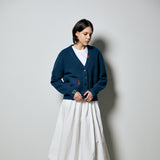 Stitch Point Oversized Cardigan_Blue