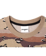 OC Simple Logo Chocolate Chip Camo Tee (Beige)