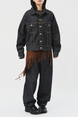 Julie Non Fade Raw Denim Jacket