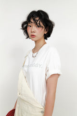 YWD ロゴTシャツ_ホワイト