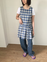 ローチェックプリーツドレス(2color)