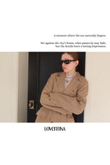 TRENCH BELT JACKET_BEIGE