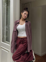 Air Pigment Loose Fit Checkered Shirt