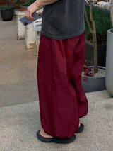 Crack balloon nylon pants (3color)