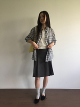 Lazy Log Check Shirt (2color)