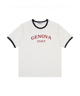 genova リンガーTシャツ ネイビー