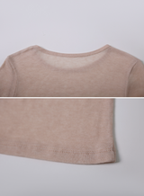 WD テンセルウール長袖Tシャツ (8color)