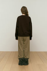 COLLECTION LOWKEY BOOK CLUB PRINTED SWEATSHIRT [DARK BROWN]