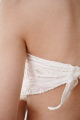 Flower scarf (Ivory)