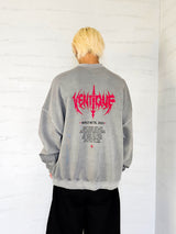 VENTIQUE ピグメントワールドメタルスウェットシャツ 2colors