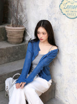 Pure Layered Slim Lace Cap Sleeveless (2color)