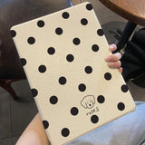 Cute Pet Polka Dot Tablet Pouch & iPad Case