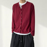 Ritz Snap Crop Round Cardigan