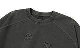 26FW★ Happy Puppy Patch Pigment Raglan Sweatshirt