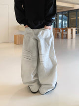 ダブルタートルネックオーバースウェットシャツ2C