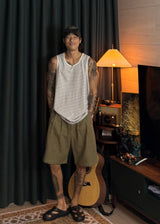 Cool Linen Bermuda Wide Shorts 4COLOR