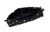 Triangle zipper Pencil Pouch_Dot Black