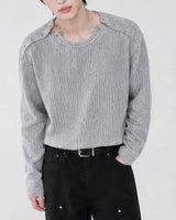 (UNISEX) Double Henley Neck Long Sleeve