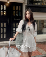 MADE. Live blouse & short pants set