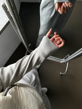 LMN Settle 5 Button Layered Ribbed Long Sleeve Tee (4 colors)