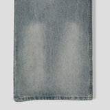 Marl flare denim pants
