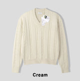 Beark Crop Cable Knit