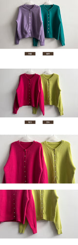 Roche snap knit cardigan