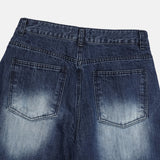 ディープオーロラカーブデニムパンツ – S, M, L (3 Colors)