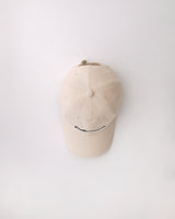 Lettering ball cap_natural