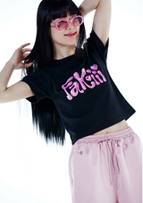 Fakiii Glossy Balloon T-Shirt_BLACK