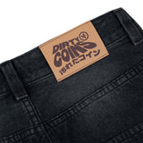 DirtyCoins コンフィエッセンシャルジーンズ - ブラックウォッシュ