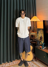 Bermuda Carpenter Semi-Banded Denim 2COLOR