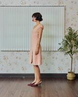 EVIE avery PUFFED SLEEVE DRESS PINK