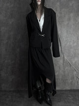 ボールドバックルクロップジャケット (unisex)