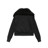 Elena Fur Collar Zip Jacket