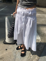 Rose Shirring Skirt