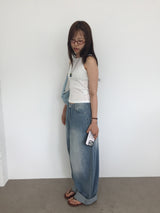 Bleach Relaxed Fit Denim (2color)