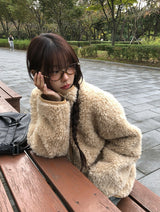 Manda Reversible Suede Fur Mustang