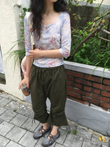 Nylon Capri Pants