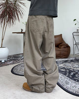 Kubi Wave Curved Cotton Pants