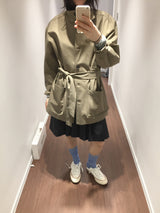 YWD プリーツスカート + ベルト (2color)