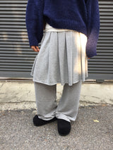 Teen Peach Pleated Skirt Pants (2 Colors)